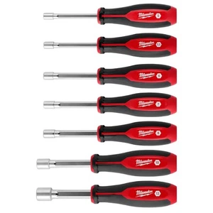 Milwaukee 48-22-2448 7pc Metric HollowCore Nut Driver Set - Picture 1 of 1