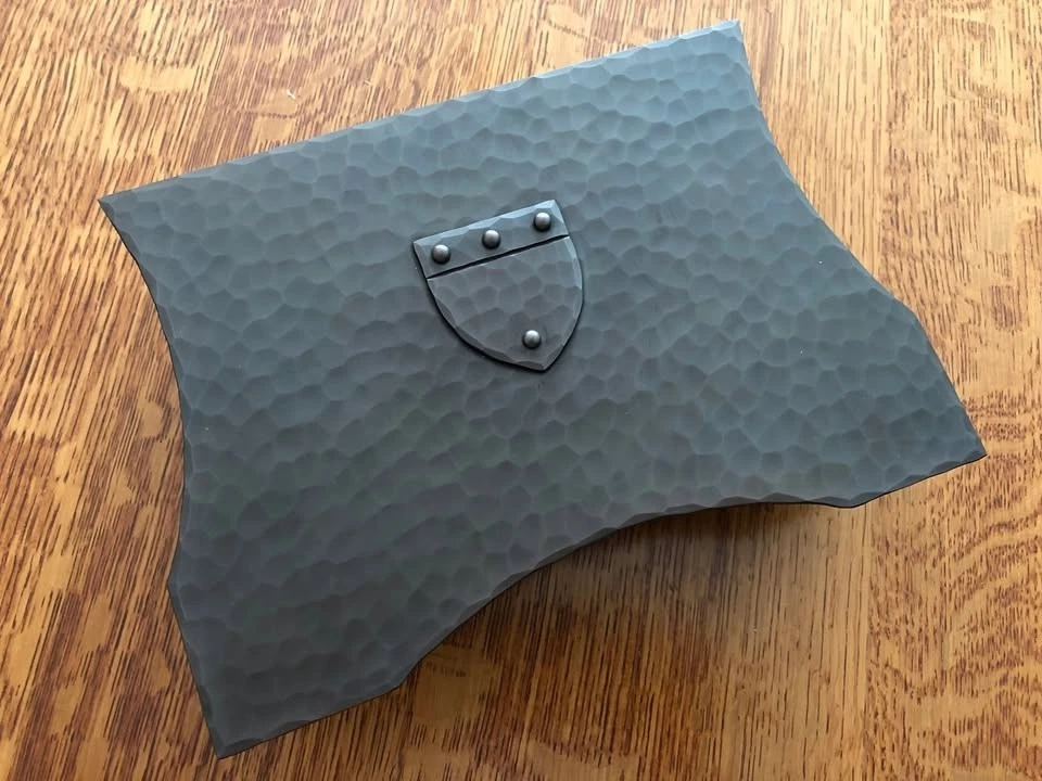 Carillón de puerta estilo Craftsman-Tudor - cobre martillado Foto 1 de 1