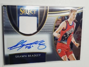 Shawn Bradley 2018-19 Panini Select Autograph Jersey 110/199 #AM-SBD Auto 76ers - Picture 1 of 5