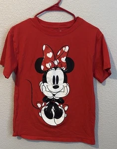 Camiseta Minnie Mouse Disney Gráfica Mujer S Roja Manga Corta Top - Imagen 1 de 4
