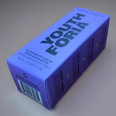 NEW NIB Youthforia Date Night Sunkissed Liquid Skin Enhancer Radiant .50FL Oz - Image 1 of 4