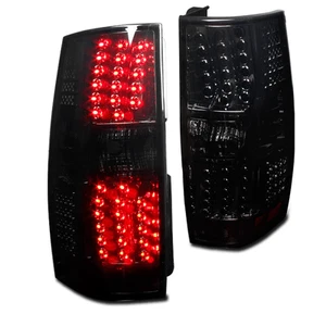 For 07-14 Chevy Suburban 1500 2500 Tahoe/07-13 GMC Yukon XL LED Tail Light Smoke - Picture 1 of 4