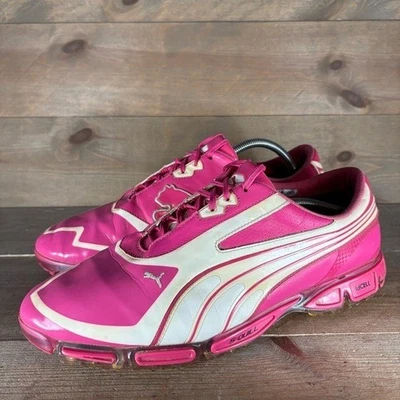 puma AMP cell fusion mens size 11 golf shoes pink rickie fowler athletic sneaker - Image 1 of 4