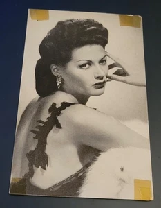Vintage YVONNE DECARLO actress movie studio promo fan photo postcard - Picture 1 of 2