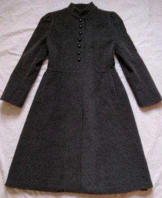 Abrigo Victoriano Vintage Adorable Junior by Par Sevilla Gris Mezcla Lana Talla 13/14 Foto 1 de 4