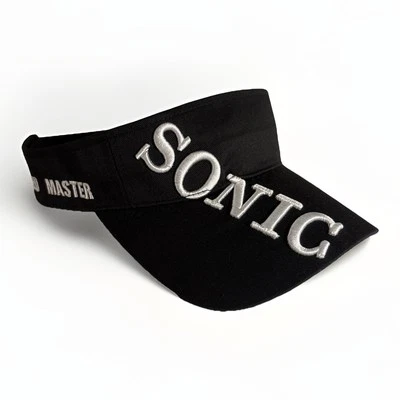 Sonic Fast Food Certified Master Irons Group EST 1992 Staff Strapback Visor Hat - Image 1 of 4