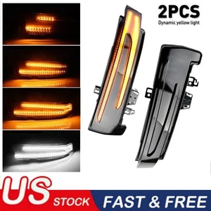 Luz de señal de giro de espejo lateral LED secuencial para Mercedes Benz C E S CLA CLS GLK - Imagen 1 de 8