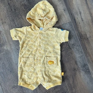 Vintage Carter's 0-3 Monate Frottee Fisch Outfit Baby Mädchen Junge Kleidung - Bild 1 von 7