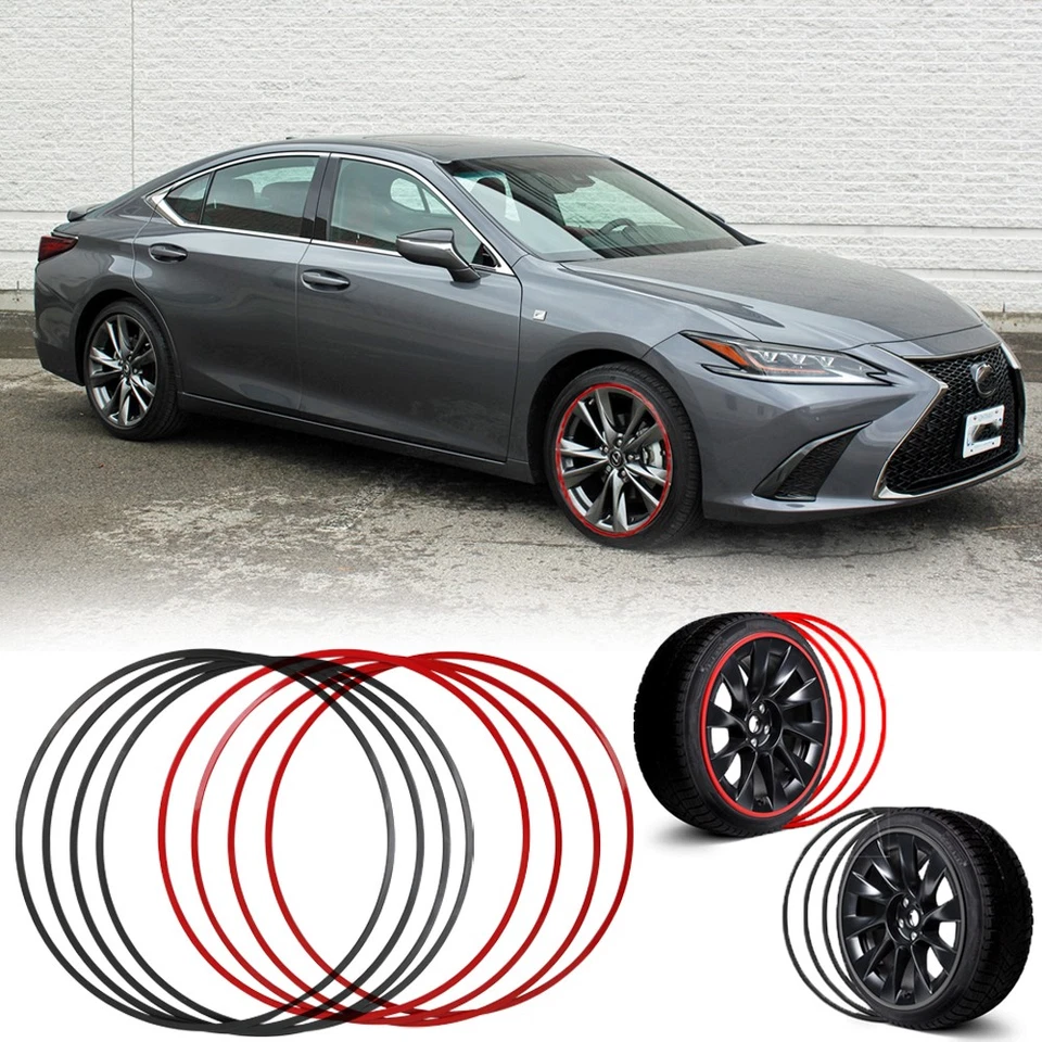 Protetor de anel de pneu acabamento aro cubo roda carro 4* 18" para 2019-2024 Lexus ES350 - Imagem 1 de 4