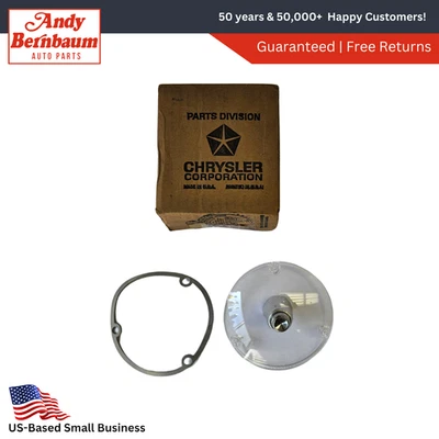 Lámpara de estacionamiento satélite Plymouth Belvedere 1966 lente de luz con junta 2585026 nuevo de stock Foto 1 de 4