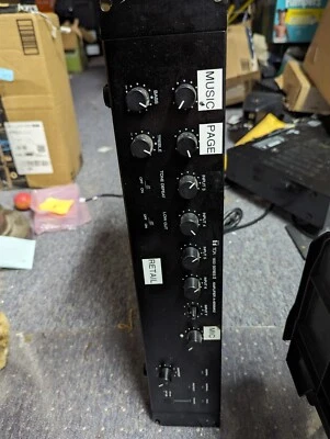 TOA Corporation 900 Series II 8-Channel Mixer Amplifier Model A-906MK2 Used Work - Image 1 of 4