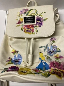 Loungefly Disney Alice im Wunderland Garten Blumen Mini Rucksack EUC AB-1 - Bild 1 von 14