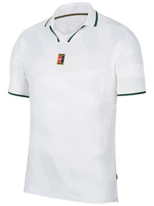 NWT! Nike NikeCourt Breathe Slam Men’s Tennis Polo Sz Medium CK9795-100 (#3479) - Picture 1 of 8