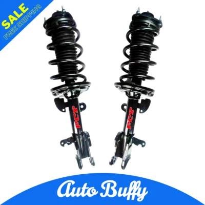 Juego completo de 2 muelles helicoidales y puntales delanteros FCS 2 piezas para Honda Pilot 2009-2015 Foto 1 de 3