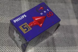 Phillips CD One 60 Confezione da 5 nastri per cassette - OA3 - Foto 1 di 2