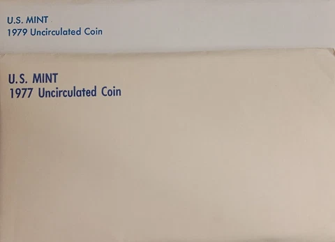 US MINT 1977 & 1979 P&D UNC COIN PROOF SET TP-3512 Cover
