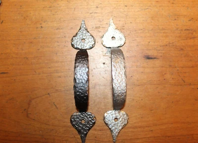 Восстановленные винтажные ручки для выдвижных ящиков Colonial Spade 5 дюймов выбор отделки G-51 - Изображение 1 из 3