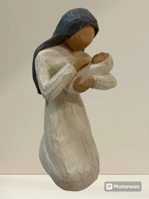 Willow Tree Mary And Baby Jesus Nativity Christmas Figure Sue Lordi 1999 - Image 1 of 4