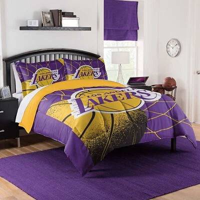 NORTHWEST GROUP NBA Los Angeles Lakers Officially Licenced Comforter & Sham set