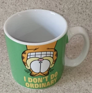Garfield I Don't Do Ordinary Coffee Mug Cup Paws Burton + Burton Vintage - Picture 1 of 8