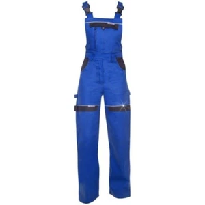 Latzhose für Frauen BLAU Arbeitshose Sicherheitslatzhose Damen Kombihose H8192 - Bild 1 von 4