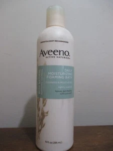Aveeno Daily Moisturizing Foaming Bath with natural soothing oatmeal 10 fl oz - Picture 1 of 1