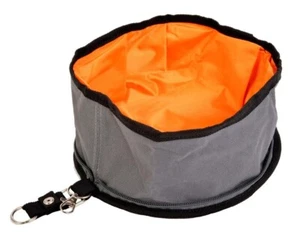 K9 Pursuits Haustier Hund Katze Faltbar Reise Futter & Wasser Napf Tragbar Grau - Bild 1 von 4