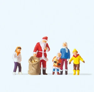Preiser 29098 Weihnachtsmann mit Kindern, H0 - Picture 1 of 1