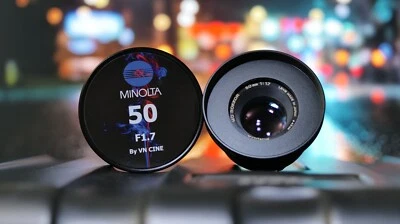 Minolta MD 50mm f1.7 Cine Moded - Image 1 of 4