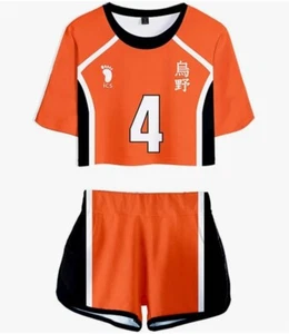 Anime Haikyuu Nishinoya Karasuno High School Jersey Women XL Cosplay Costume - Picture 1 of 2