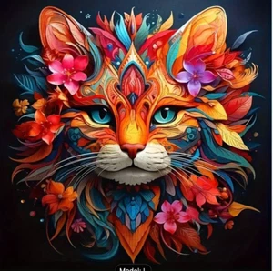 New - Wooden Cat Puzzle - Model L - Picture 1 of 5