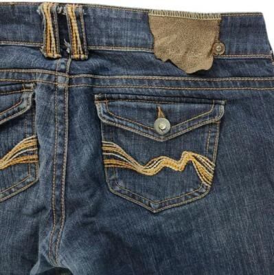 Bermudas de algodón industrial para mujer pantalones cortos de mezclilla elásticos 11 34 cintura Foto 1 de 4