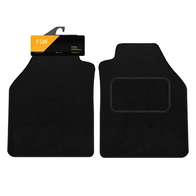 Van Floor Mats For Ford Transit Connect 2002-2014 Fully Tailored Carpet Black - Image 1 of 4