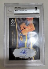 2021 Onyx Premium Autographs Stephen Curry #OPSC - BGS 9 MINT Golden State AUTO