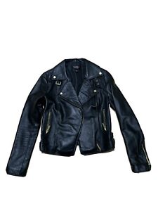 Victoria’s Secret 100% leather motor black jacket size XS