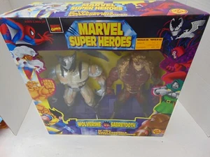 Marvel Super Heroes 10" WOLVERINE VS SABRETOOTH 1997  - Foto 1 di 2
