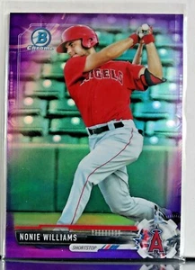 2017 Bowman Chrome Nonie Williams Purple Refractor /250 - Picture 1 of 2
