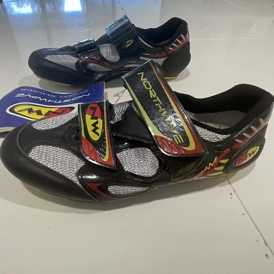 Vintage Northwave Road Team Unused Mens FR 41  US 8.5 CM 27 Cycling Shoes Italy - Image 1 of 4