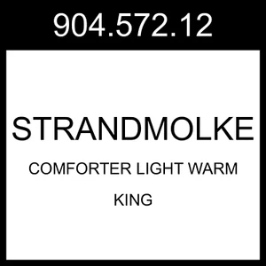 IKEA STRANDMOLKE Comforter Light Warm King 904.572.12 - Picture 1 of 1