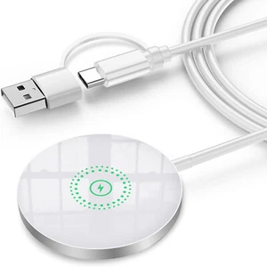 15W Fast Wireless Charger Magnetic Charging Pad For Apple iPhone 16 15 14 13 12 - Picture 1 of 16