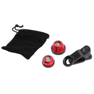 Clip per lenti per la fotocamera cellulare portatile universale su (rosso) - Zdjęcie 1 z 12
