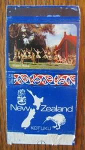 POLYNESIAN LUAU MATCHBOX COVER: KOTUKU NEW ZEALAND -E24 - Picture 1 of 1