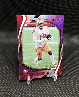 2021 Absolute Deebo Samuel /10 SPECTRUM PURPLE HOBBY EXCLUSIVE SSP No. 83 📈📈 - Image 1 of 4