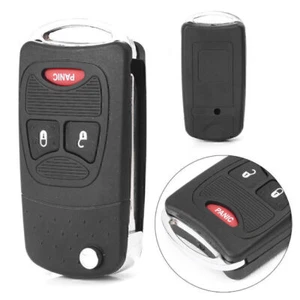 Schlüssel Autoschlüssel Gehäuse Cover 3 Tasten für Chrysler Dodge Ram1500 Jeep - Bild 1 von 8