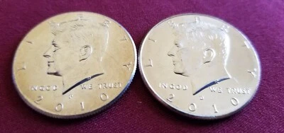 2010 P&D NIFC Kennedy Half Dollars. Very Nice Coins. Clad  - Image 1 of 4