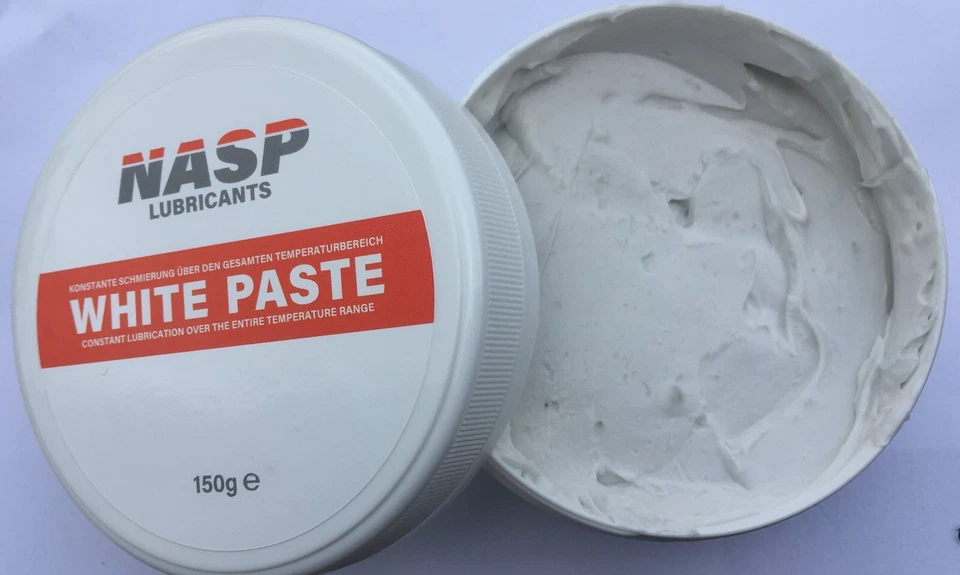 NASP White Paste für Ofenteleskope Backofen Schienen Schmierfett 150gr Dose