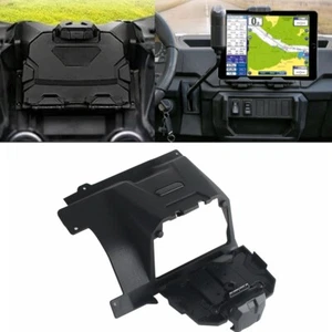 Device Tablet Holder Black With Storage Box For Can-Am Defender HD5 HD8 Max HD10 - Picture 1 of 8