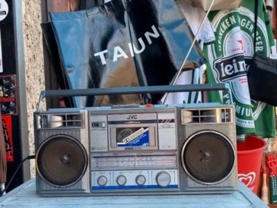 JVC RC 770 LS Stereo Radio Kassettenrekorder Ghettoblaster - Bild 1 von 4