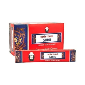 ULLAS Spiritual Agarbatti Masala Guru Fragrance Incense Sticks Box 12 X15g 180g - Picture 1 of 8
