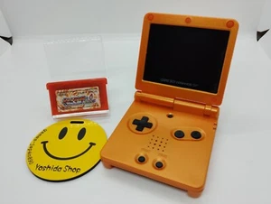 Gameboy Advance SP AGS-001 Pokémon Edition Reshell Custom & New Battery IPS - Picture 1 of 9